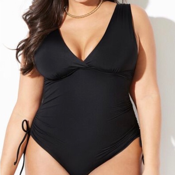 Swimsuits for All Adjustable V-Neck One Piece - Size 16 - Picture 5 of 5